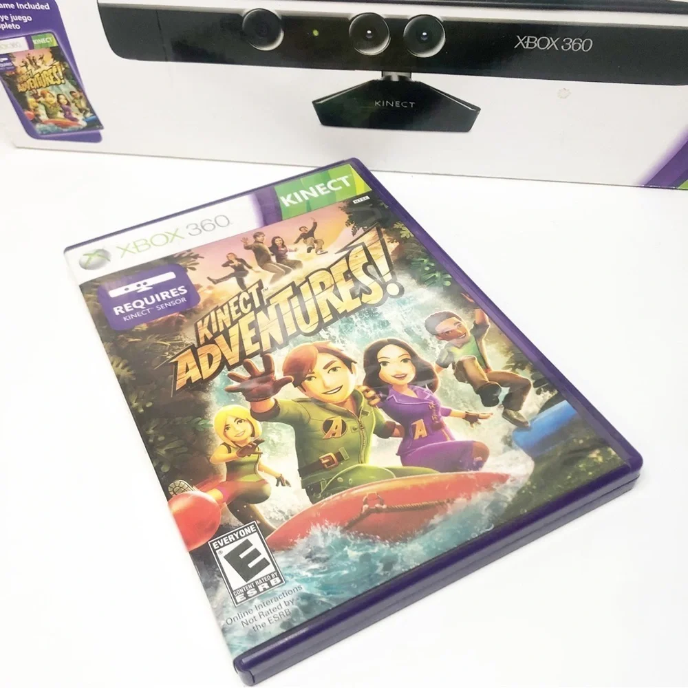 Microsoft Xbox 360 Kinect Sensor w/Adventures Game (2010)